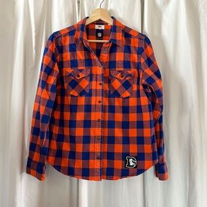 FINAL MARKDOWN - NWOT Levi’s x Denver Broncos plaid button down